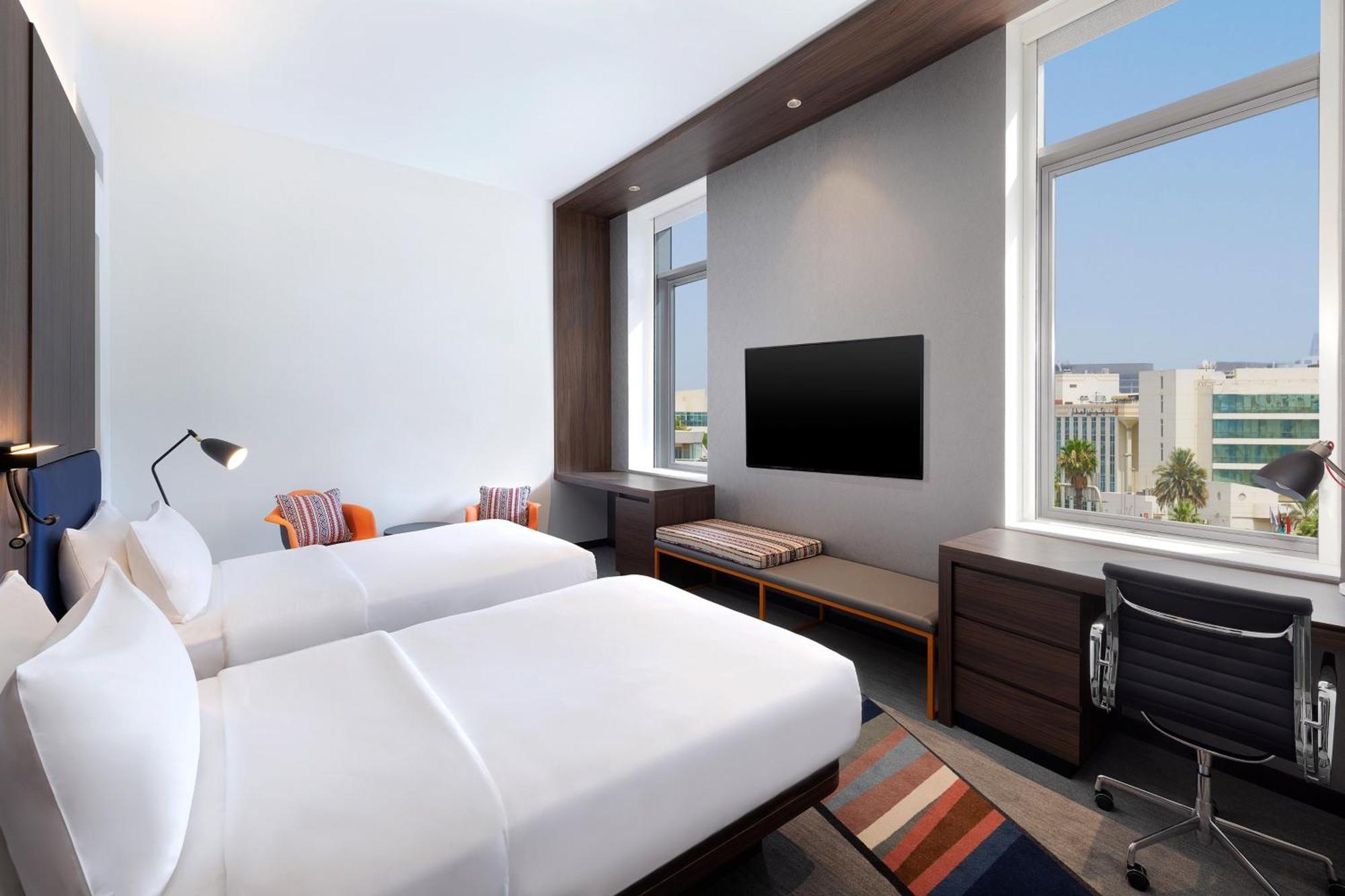Aloft Dubai Airport Hotell Exteriör bild
